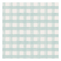 WATERCOLOUR GINGHAM BLUE