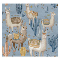 Cristiana Masi Alpaca Wallpaper - Blue