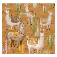 CRISTIANA MASI ALPACA WALLPAPER - BROWN