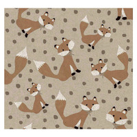 CRISTIANA MASI FOX WALLPAPER -BEIGE 