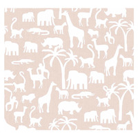 CRISTIANA MASI PINK ANIMAL WALLPAPER -PINK / WHITE