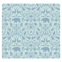 CRISTIANA MASI BLUE ANIMALS WALLPAPER -BLUE   