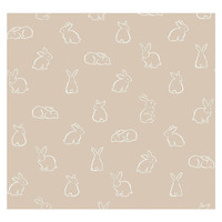 CRISTIANA MASI RABBITS BEIGE WALLPAPER -BEIGE  