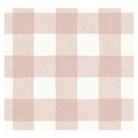 Cristiana Masi Pink Plaid Wallpaper -Pink / White