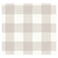 CRISTIANA MASI PLAID BEIGE WALLPAPER -BEIGE / WHITE