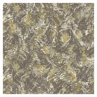 Holden Decor Pluma Chocolate Gold Wallpaper