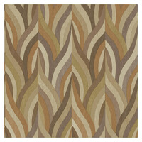 HOLDEN DECOR ARABESQUE ORANGE MOCHA WALLPAPER