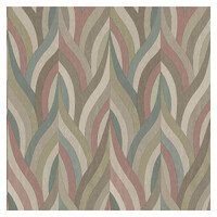 Holden Decor Arabesque Red Teal Wallpaper