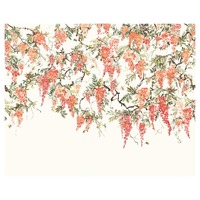 TRAILING WISTERIA PEACH - MURAL