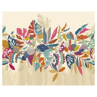 ABSTRACT TROPIC WARM SPICE - MURAL