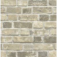 Distressed Neutral Brick