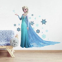 Blue Frozen Elsa Giant Wall Decals 