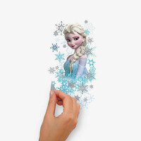 FROZEN ICE PALACE WITH ELSE & ANNA GIANT WALL DECALS - BLUE