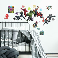 Classic Avengers Wall Decals - Multicoloured