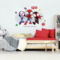 Spidey & His Amazing Friends Headboard Peel & Stick Giant Wall Decal - Multicoloured