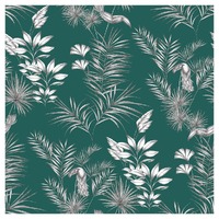 TOUCAN TOILE RAINFOREST GREEN 