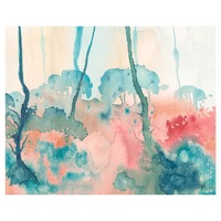 FOREST SEASONS JADE & BLUSH  MURAL 3M X 2.4M